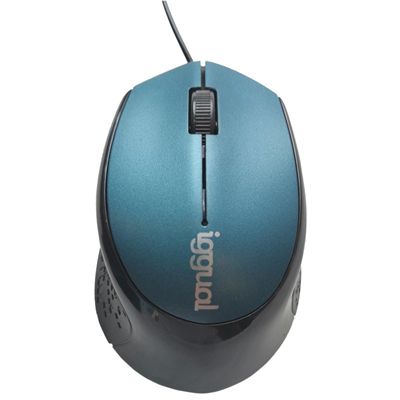 iggual Raton optico COM ERGONOMIC R 800DPI azul